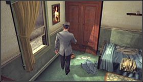 Dokonaj zbliżenia na podeszwie buta, dzięki czemu dowiesz się, że jego rozmiar pasuje do śladów odnalezionych na miejscu zbrodni #1 - Case 8 - The Red Lipstick Murder (3) | Główne śledztwa w LA Noire - L.A. Noire - poradnik do gry