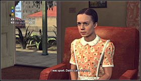 Drugie pytanie to Last contact with victim (Ostatni kontakt z ofiarą) #1 - Case 9 - The Golden Butterfly (1) | Główne śledztwa w LA Noire - L.A. Noire - poradnik do gry