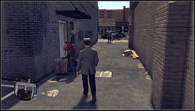 Jeżeli nie potrafisz doścignąć Mollera lub jeżeli nie chcesz powalać go na ziemię, to musisz kontynuować pościg - Case 9 - The Golden Butterfly (2) | Główne śledztwa w LA Noire - L.A. Noire - poradnik do gry