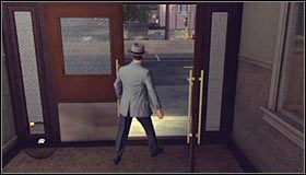 Zanim jeszcze stąd wyjdziesz zbadaj leżące na stole ciało #1, gdyż tylko w taki sposób zaliczysz tę lokację - Case 9 - The Golden Butterfly (2) | Główne śledztwa w LA Noire - L.A. Noire - poradnik do gry