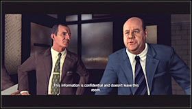 Wejdź tu do pomieszczenia, w którym przechowywane są dowody #1 - Case 10 - The Silk Stocking Murder (3) | Główne śledztwa w LA Noire - L.A. Noire - poradnik do gry