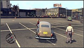 Zacznij od wyjechania z parkingu targowiska, skręcając w prawo #1 - Case 10 - The Silk Stocking Murder (3) | Główne śledztwa w LA Noire - L.A. Noire - poradnik do gry