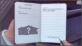 Powróć do radiowozu, a niedługo po ruszeniu z miejsca zostaniesz poinformowany przez radio o namierzeniu taksówki #1 - Case 11 - The White Shoe Slaying (2) | Główne śledztwa w LA Noire - L.A. Noire - poradnik do gry