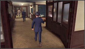 Dobrze byłoby przepytać teraz marynarza, który pojawił się na komisariacie i w tym celu zaplanuj podróż do lokacji [Central Police Station - Corner First and Hill] #1 - Case 11 - The White Shoe Slaying (2) | Główne śledztwa w LA Noire - L.A. Noire - poradnik do gry