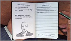 Trzecie pytanie z listy to Movements prior to murder (Odwiedzone miejsca) #1 - Case 11 - The White Shoe Slaying (2) | Główne śledztwa w LA Noire - L.A. Noire - poradnik do gry