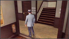 Powróć do radiowozu i powtórnie zaplanuj wyprawę na posterunek, a więc do lokacji [Central Police Station - Corner First and Hill] #1 - Case 11 - The White Shoe Slaying (3) | Główne śledztwa w LA Noire - L.A. Noire - poradnik do gry