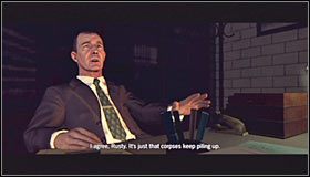 Po dotarciu na miejsce będziesz musiał ponownie udać się do pomieszczenia z dowodami, tak więc skorzystaj ze schodów prowadzących do piwnicy #1 - Case 12 - The Studio Secretary Murder (2) | Główne śledztwa w LA Noire - L.A. Noire - poradnik do gry