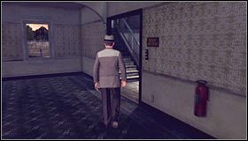 Wyjdź z mieszkania, powróć do klatki schodowej i ruszaj po schodach na górę #1 - Case 12 - The Studio Secretary Murder (3) | Główne śledztwa w LA Noire - L.A. Noire - poradnik do gry