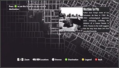 Tradycyjnie już zacznij od wywołania mapy miasta - Case 13 - The Quarter Moon Murders (2) | Główne śledztwa w LA Noire - L.A. Noire - poradnik do gry