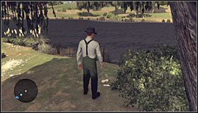 Wykonanie opisanych powyżej czynności pozwoli Ci przedostać się na niewielką wysepkę #1 - Case 13 - The Quarter Moon Murders (2) | Główne śledztwa w LA Noire - L.A. Noire - poradnik do gry