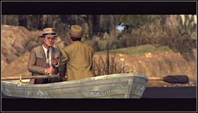 Musisz dokonać przybliżenia obrazu na wewnętrznej części buta, dzięki czemu uda Ci się ustalić, że należał on do Theresy Taraldsen #1 - Case 13 - The Quarter Moon Murders (2) | Główne śledztwa w LA Noire - L.A. Noire - poradnik do gry