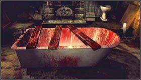 Przejdź teraz przez kilka słabo oświetlonych pomieszczeń, wyważając na koniec drzwi prowadzące do ostatniego pokoiku #1 - Case 13 - The Quarter Moon Murders (4) | Główne śledztwa w LA Noire - L.A. Noire - poradnik do gry