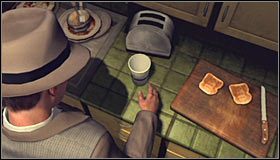 Jako że w sypialni nie odnajdziesz nic ciekawego skieruj się teraz do kuchni #1 - Case 14 - The Black Caesar (1) | Główne śledztwa w LA Noire - L.A. Noire - poradnik do gry