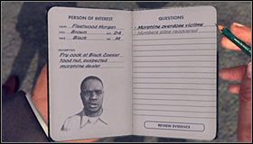 Możesz już wyjść z budki i podejść do miejsca, w którym stoi Fleetwood Morgan celem zainicjowania przesłuchania #1 - Case 14 - The Black Caesar (2) | Główne śledztwa w LA Noire - L.A. Noire - poradnik do gry