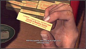 Na koniec podnieś jedną z ułożonych po prawej stronie strzykawek #1 - Case 14 - The Black Caesar (3) | Główne śledztwa w LA Noire - L.A. Noire - poradnik do gry