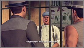 Skieruj się do salonu bukmacherskiego, który odwiedziła przed chwilą Candy #1 - Case 15 - The Set Up (3) | Główne śledztwa w LA Noire - L.A. Noire - poradnik do gry