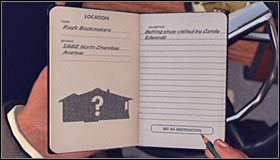 Ponownie porozmawiaj z właścicielem lokalu, dzięki czemu ustalisz, że Ray również prowadzi salon bukmacherski #1 - Case 15 - The Set Up (3) | Główne śledztwa w LA Noire - L.A. Noire - poradnik do gry