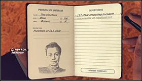 Możesz już powrócić do głównej sali klubu i zainicjować rozmowę z przebywającą tu hostessą #1 - Case 16 - Manifest Destiny (1) | Główne śledztwa w LA Noire - L.A. Noire - poradnik do gry