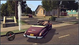 Ruszaj prosto, skręcając w prawo #1 i następnie wybierając lewą drogę biegnącą między domami jednorodzinnymi #2 - Case 16 - Manifest Destiny (3) | Główne śledztwa w LA Noire - L.A. Noire - poradnik do gry