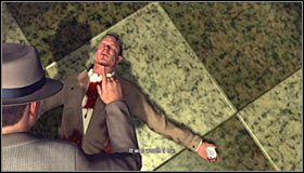 Tuż po zakończeniu walk znajdziesz się przy ciele umierającego Becketta #1 - Case 16 - Manifest Destiny (4) | Główne śledztwa w LA Noire - L.A. Noire - poradnik do gry