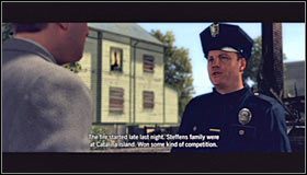 Dotarcie do miejsca pożaru nie powinno Ci sprawić dużych kłopotów, tym bardziej, że dodatkową wskazówką będą unoszące się kłęby dymu #1 - Case 17 - The Gas Man (1) | Główne śledztwa w LA Noire - L.A. Noire - poradnik do gry