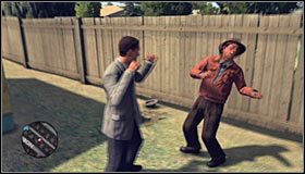 Jeżeli masz zamiar kontynuować pościg z pominięciem możliwości przedwczesnego schwytania uciekiniera, to przygotuj się do przeskoczenia przez kolejny płotek #1 - Case 17 - The Gas Man (1) | Główne śledztwa w LA Noire - L.A. Noire - poradnik do gry