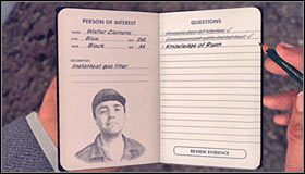 Walter opowie jedynie o kontrakcie z InstaHeat, zupełnie pomijając temat licencji, tak więc wciśnij ponownie przycisk X (Doubt) #1 - Case 17 - The Gas Man (3) | Główne śledztwa w LA Noire - L.A. Noire - poradnik do gry