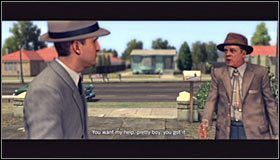 Po znalezieniu się w piwnicy musisz wykonać tylko jedną czynność, a mianowicie przyjrzeć się wielkiej dziurze stanowiącej zapewne miejsce powstania eksplozji #1 - Case 18 - A Walk in Elysian Fields (1) | Główne śledztwa w LA Noire - L.A. Noire - poradnik do gry