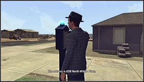 Podjedź do znajdującej się na jednym z pobliskich skrzyżowań budki telefonicznej #1 - Case 19 - House of Sticks (1) | Główne śledztwa w LA Noire - L.A. Noire - poradnik do gry