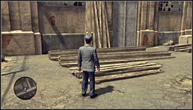 Dokonaj przybliżenia obrazu na oznaczeniu na jednej z drewnianych belek #1, a jasne stanie się to, że mogą one być wykorzystywane jedynie do wystroju wnętrz, a nie przy budowie domów - Case 19 - House of Sticks (2) | Główne śledztwa w LA Noire - L.A. Noire - poradnik do gry