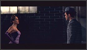 Drugim rozmówcą będzie właśnie panna Lichtmann, z którą Kelso umówi się przy barze Blue Room celem podzielenia się z nią pozyskanymi informacjami #1 - Case 19 - House of Sticks (2) | Główne śledztwa w LA Noire - L.A. Noire - poradnik do gry