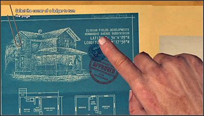 Ponowne oględziny dokumentu rozpocznij od wskazania miejsca opisującego szerokość (Latitude) i długość (Longtitude) geograficzną (powyższy screen) - Case 20 - A Polite Invitation (1) | Główne śledztwa w LA Noire - L.A. Noire - poradnik do gry