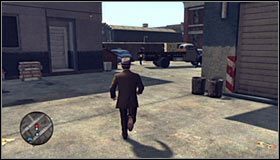 Ponownie skręć w lewo po dotarciu do otwartej bramy #1 - Masked Gunman | Przestępstwa w LA Noire - L.A. Noire - poradnik do gry