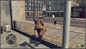 Tuż po rozpoczęciu pościgu skręć w prawo #1, a po przebiegnięciu obok restauracji skręć nieznacznie w lewo - Cosmic Rays | Przestępstwa w LA Noire - L.A. Noire - poradnik do gry