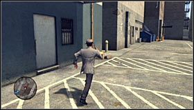 Kieruj się w stronę widocznej w oddali alejki #1 - Vengeful Ex; Running Battle | Przestępstwa w LA Noire - L.A. Noire - poradnik do gry