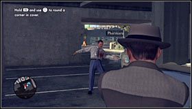 Strzelec powinien ukryć się za najbardziej oddaloną żółtą furgonetką - Misunderstanding | Przestępstwa w LA Noire - L.A. Noire - poradnik do gry