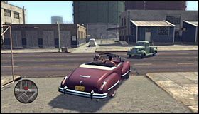 Jedź prosto, przy czym bądź gotowy do wykonania po kilku chwilach niewielkiego skrętu w prawo połączonego z koniecznością uniknięcia zderzenia się z przejeżdżającymi pojazdami cywilnymi #1 - Fatal Plunge | Przestępstwa w LA Noire - L.A. Noire - poradnik do gry