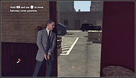 Musisz się śpieszyć, a to dlatego, że pierwszy z bandytów zacznie wkrótce odliczać do pięciu - Cafe Holdup | Przestępstwa w LA Noire - L.A. Noire - poradnik do gry