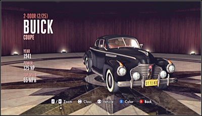 Odnajdywanie: Pojazd ten można odnaleźć podczas przemierzania dzielnic Central i Downtown - Kategoria 2-Door (Pojazdy dwudrzwiowe) | Pojazdy w LA Noire - L.A. Noire - poradnik do gry