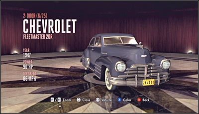 Odnajdywanie: Pojazd ten można odnaleźć podczas przemierzania dzielnic Central i Downtown - Kategoria 2-Door (Pojazdy dwudrzwiowe) | Pojazdy w LA Noire - L.A. Noire - poradnik do gry