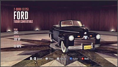 Odnajdywanie: Pojazd ten można odnaleźć podczas przemierzania dzielnicy Wilshire - Kategoria 2-Door (Pojazdy dwudrzwiowe) | Pojazdy w LA Noire - L.A. Noire - poradnik do gry