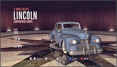 Odnajdywanie: Pojazd ten można odnaleźć podczas przemierzania dzielnicy Wilshire - Kategoria 2-Door (Pojazdy dwudrzwiowe) | Pojazdy w LA Noire - L.A. Noire - poradnik do gry