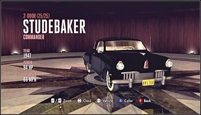 Odnajdywanie: To rzadki model, który najłatwiej jest odnaleźć wybierając się do skrzyżowania ulic Santa Monica i Vine w dzielnicy Hollywood - Kategoria 2-Door (Pojazdy dwudrzwiowe) | Pojazdy w LA Noire - L.A. Noire - poradnik do gry