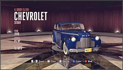 Odnajdywanie: Pojazd ten można odnaleźć podczas przemierzania dzielnicy Downtown - Kategoria 4-Door (Pojazdy czterodrzwiowe) | Pojazdy w LA Noire - L.A. Noire - poradnik do gry