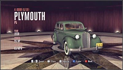 Odnajdywanie: Pojazd ten można odnaleźć podczas przemierzania dzielnicy Downtown - Kategoria 4-Door (Pojazdy czterodrzwiowe) | Pojazdy w LA Noire - L.A. Noire - poradnik do gry