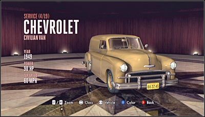 Odnajdywanie: Pojazd ten można odnaleźć podczas przemierzania dzielnic Central i Downtown - Kategoria Service (Pojazdy użytkowe) | Pojazdy w LA Noire - L.A. Noire - poradnik do gry