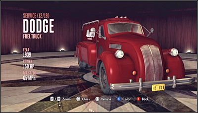 Odnajdywanie: Pojazd ten można odnaleźć podczas przemierzania dzielnic Central i Wilshire - Kategoria Service (Pojazdy użytkowe) | Pojazdy w LA Noire - L.A. Noire - poradnik do gry