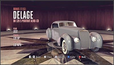 Odnajdywanie: Pojazd ten można odnaleźć w garażu zlokalizowanym w pokazanym na poniższym screenie miejscu - Kategoria Bonus (Pojazdy bonusowe) | Pojazdy w LA Noire - L.A. Noire - poradnik do gry