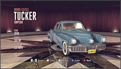 Odnajdywanie: Pojazd ten można odnaleźć w garażu zlokalizowanym w pokazanym na poniższym screenie miejscu - Kategoria Bonus (Pojazdy bonusowe) | Pojazdy w LA Noire - L.A. Noire - poradnik do gry