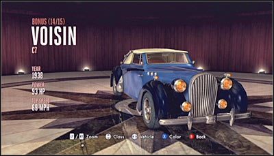 Odnajdywanie: Pojazd ten można odnaleźć w garażu zlokalizowanym w pokazanym na poniższym screenie miejscu - Kategoria Bonus (Pojazdy bonusowe) | Pojazdy w LA Noire - L.A. Noire - poradnik do gry